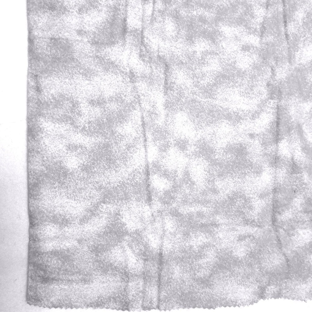 Vintage JoAnn Fabric Gray Tonal Blender Marble Flannel Cotton Fabric 44in x 28in